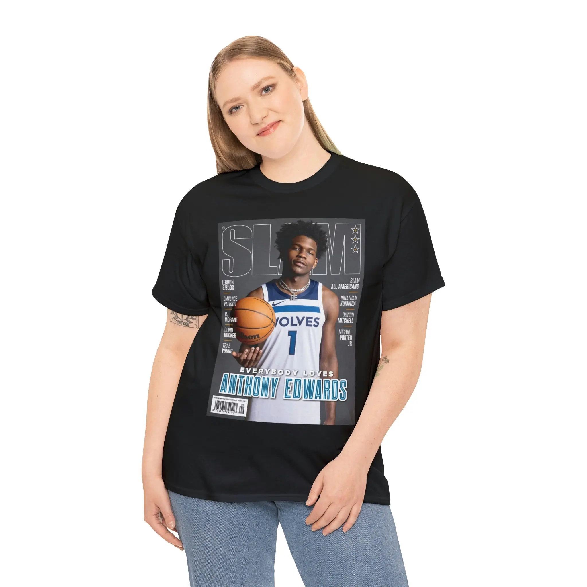 N3A Slam Shirt, Minnesota Timberwolves NBA Slam Cover Shirt