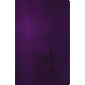 USED-The Holy Bible: New King James Version, Rich Royal Purple, Leathersoft, Personal Size, Giant Print, Reference Edition (Essential) by Thomas Nelson Publishers (Paperback)