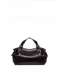 Large Capacity New Soft Leather Woven Handbag Shoulder Bag Commuter Pillow Bag Hobo Shoulder Bag, Stylish and Durable, Perfect for Daily Use