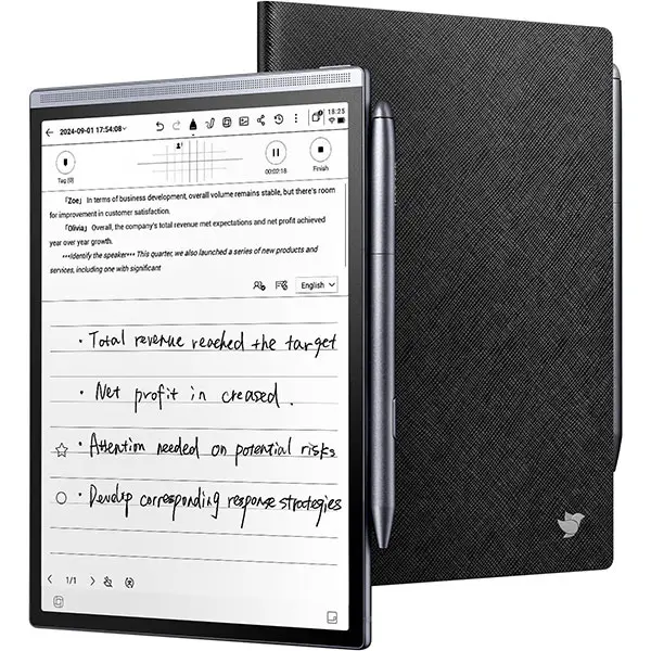 IFlytek Intelligent Office Notebook AINOTE Air 2 Bundle - 8.2 in Portable Smart Wireless e-Book Reader, Digital Ink Screen Handwritten Electronic Notepad, Education & Electronics Device for Reading, Digital Products