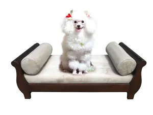 D-Art Mahogany Sleigh Pet Bed