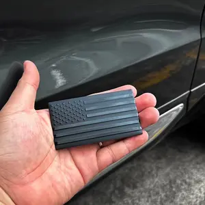 Matte American Flag Sticker, 3D Car Emblem Decal, Truck Window Decoration, Truck Decals, Truck Accessories, Perfect Gift & Decor, Gift Ready, 1 Piece Pack, Premium Stickers, Matte Finish