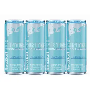 RED BULL ICED BERRY VANILLA 12fl oz SUGAR FREE 4 pack