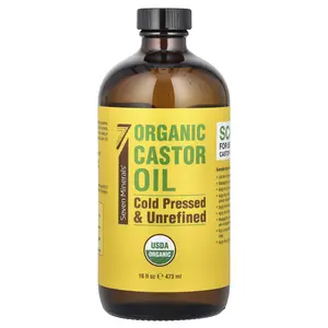 Seven Minerals Organic Castor Oil, 16 fl oz (473 ml)