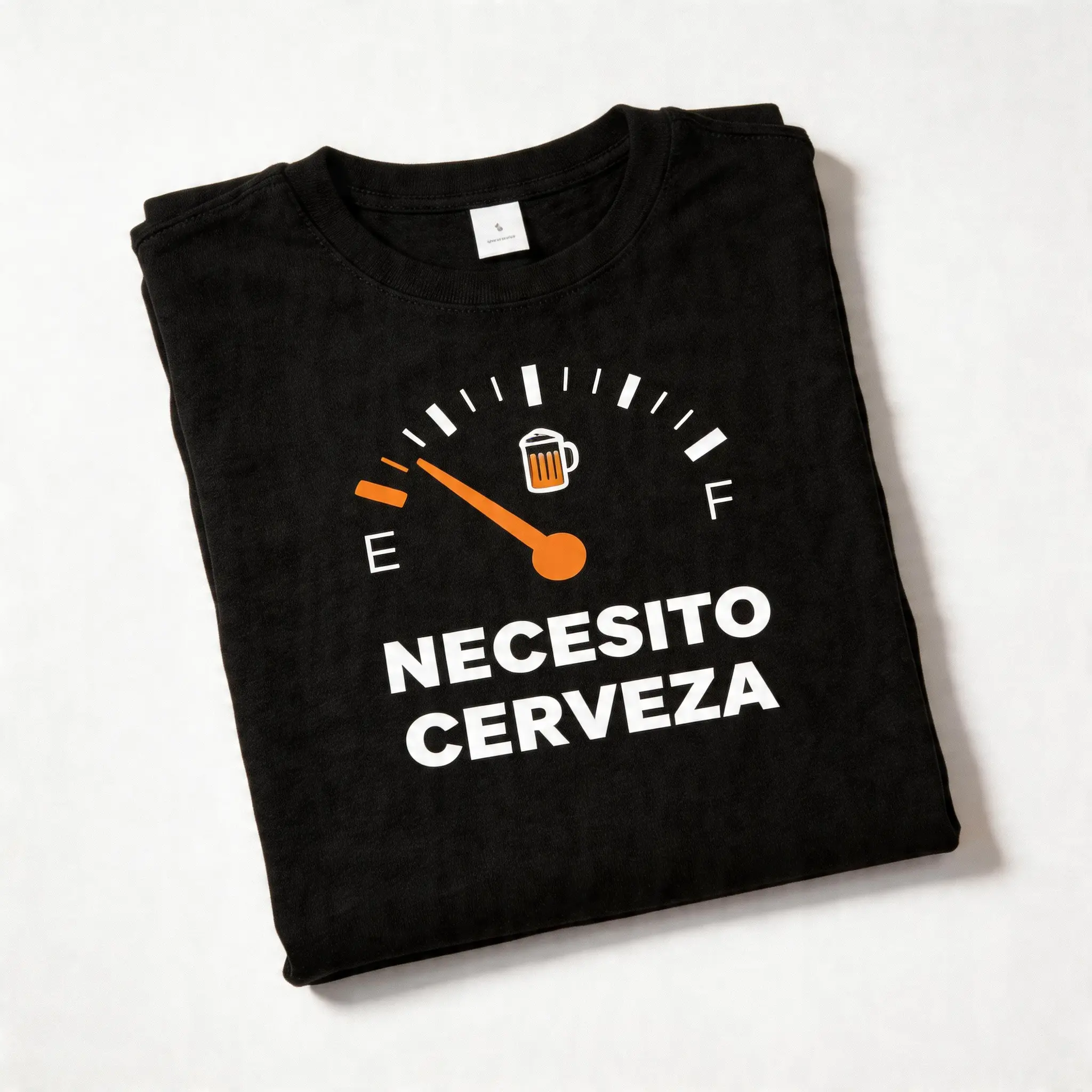 “Necesito Cerveza” Funny T-Shirt – Spanish “I Need Beer” Tee, Summer Casual Short Sleeve for Men, Great Gift for Beer Lovers & Drinking Buddies