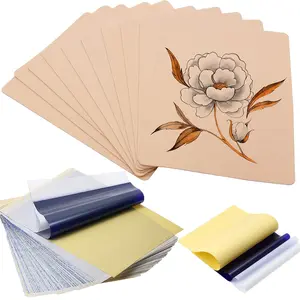 60Pack Fake Skin and Tracing Paper Kit Including 10PCS Double Sided Skin and 50PCS Stencil Paper for Tattoo Practice Tattoo Supplies - Tools & Hardware.