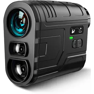1200 Yards Range Finder Golf with Slope, 7X Magnification Range Finder, Lightweight Portable Rechargeable Rangefinder, Flag Lock Vibration, Switch for Legal, Range Finders for Golf Accessories