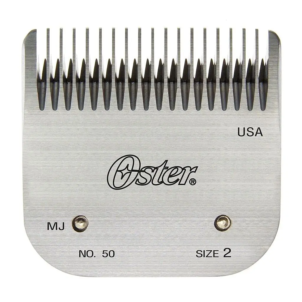 Oster Size 2 Replacement Hair Clipper Blade, Cryogenically Treated Carbon Steel with Antibacterial Coating, RC62-66 Hardened