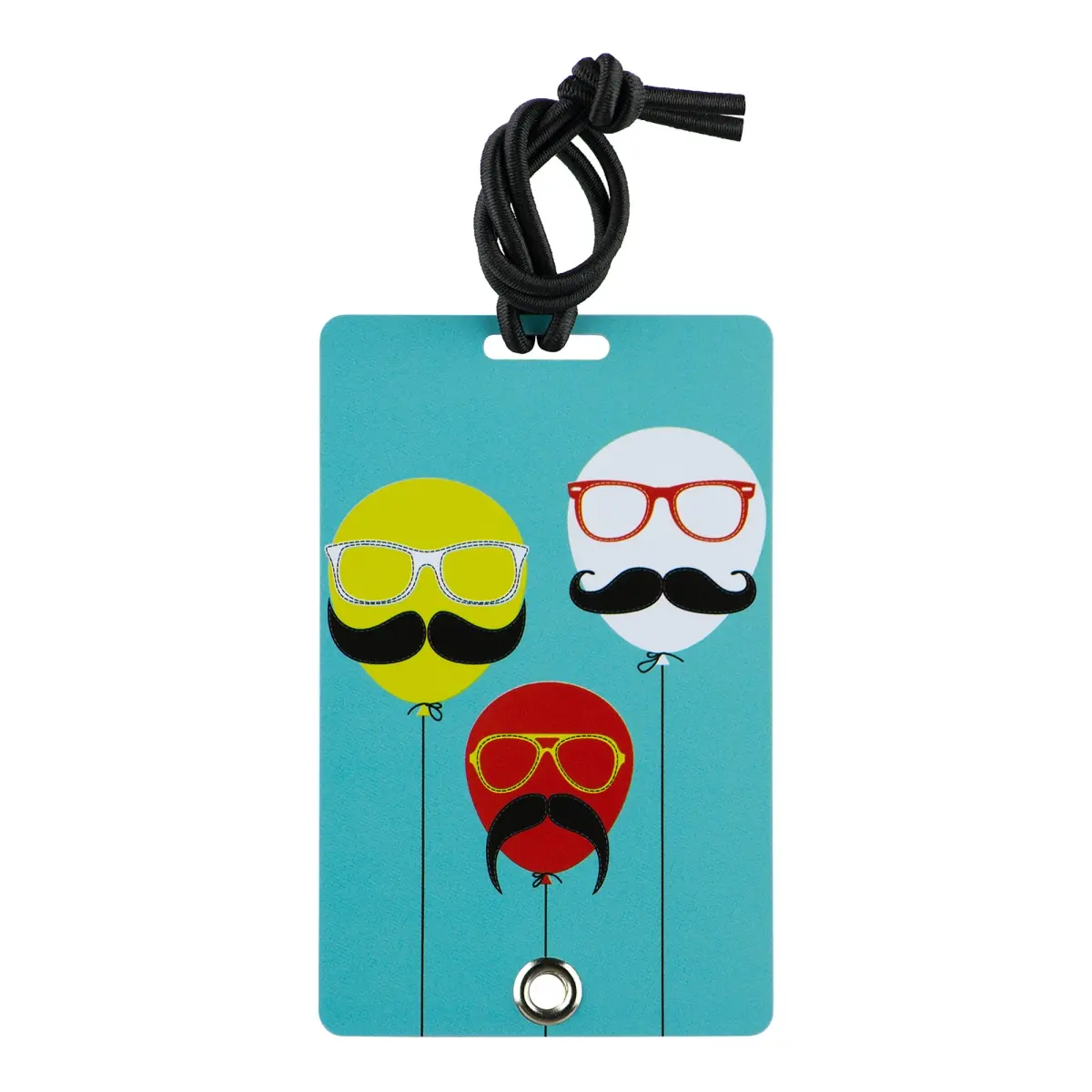 212 MAIN PVC Luggage Tag 2060 - Stylish Design, Credit Card-Sized, Hidden Information, Rivet Fastener, Stylish Backpack Charm, Backpack Accessories for Pet Carriers