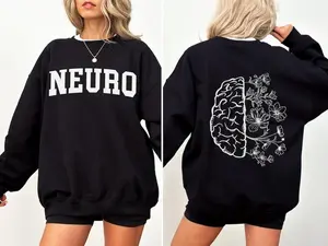 Neuro Sweatshirt, Brain Anatomy Sweatshirt, Occupational Therapist, Grad Gift for Nurse, Neurology Sweatshirt, Neurosciense Shirt, Brain tee