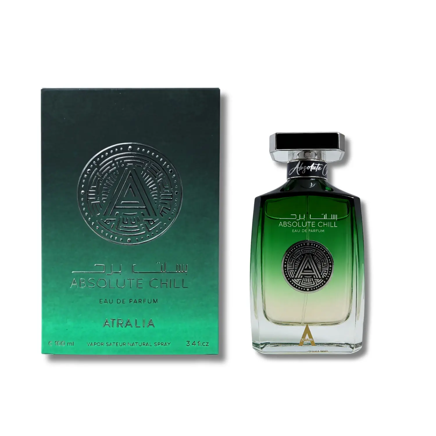 Atralia Absolute Chill Eau De Parfum 3.4fl.oz for Unisex Chill Eau de Parfum Citrus Woody Musk Daily Use Atralia Absolute Chill Eau De Parfum 3.4fl.oz for Unisex Chill Eau de Parfum Citrus Woody Musk Daily Use