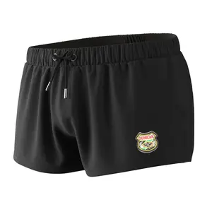 2026 new comfortable, breathable, sexy low waisted men's beach pants for summer quick drying, swimming, hot spring soaking, ultra short shorts for fitness, running, sports, and two-piece pants