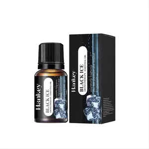10ML Black Ice Aromatherapy Essential Oil, Pure Essential Oils, Water Soluble Refill Liquid, Relieves Fatigue, Refreshes Air, Home & Office Use