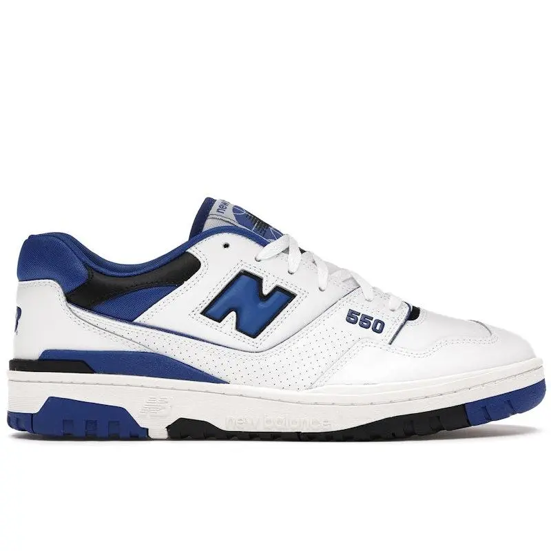 New Balance Men's 550 White Blue Basketball Shoes, from StockX