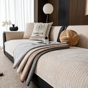 Pure Color Sofa Cover Snowflake Style, Non-Slip Sofa Protector, Soft Comfortable Couch Blanket or Pillowcase, Home Living Room Decor, Sofa Slipcover