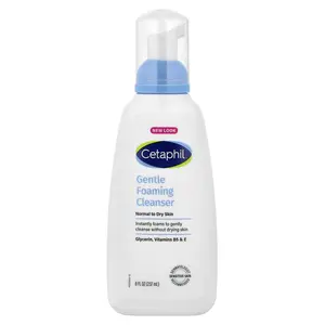 Cetaphil Gentle Foaming Cleanser, Normal to Dry Skin, 8 fl oz (237 ml)