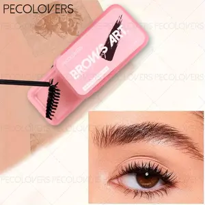 1pc Fruit-Infused Brow Setting Gel - Instant Flexible Hold & Natural Volume, Sweat-Proof Transparent Finish, Suitable for Thin to Thick Brows, Lightweight Non-Sticky - Eyebrow Laminator & Shaper