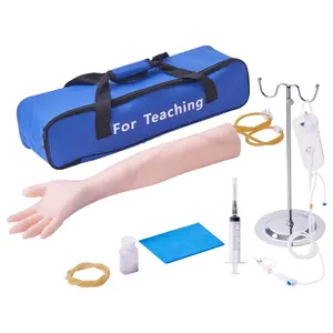 Summervibes VEVOR Phlebotomy Practice Kit, IV Venipuncture Intravenous Training Kit, High Simulation IV Practice Arm Kit with Carrying Bag, Practice and Perfect IV Skills, for Students Nurses and Professionals