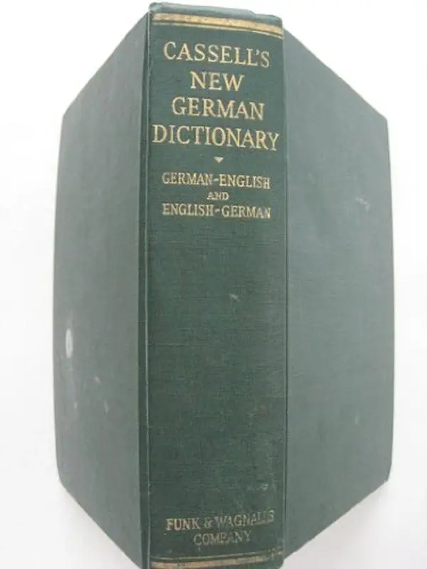 USED Book - Cassell's new German and English dictionary, with a phonetic key to pronunciation by Karl Breul (Hardcover) - english