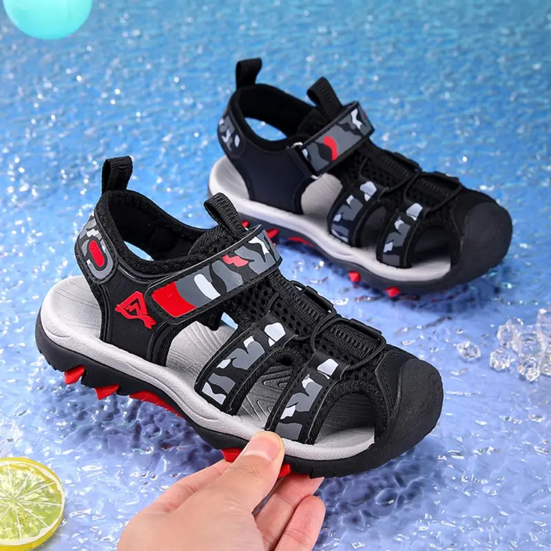 Unisex's Sporty Quick Drying Sandals, Casual Comfortable Breathable Sandals for Outdoor Sports, Fashionable Comfy Sandals for Summer Beach, Lightweight Sandals, Breathable Footwear, Water Sandals