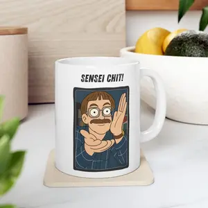 [Sale off up to 50%] TikTok CHIT 11oz, 15oz Ceramic Mug, Sensei, The Office, Funny Gift, Sensei Chit Mug, Chit Gifts, Comedic Gift
