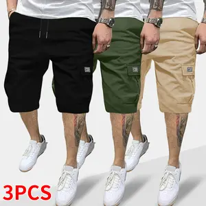 Summervibes-Men’s Summer Cargo Shorts – “Fashion” Label, Multiple Pockets, Utility Work Bottoms, Lightweight Breathable Casual Hiking Shorts, Outdoor Army-Style Combat Shorts, Loose Fit for Everyday Wear,summervibes