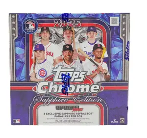 2025 Topps Chrome Update Series Baseball Sapphire Edition Box