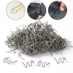 100 hot melt nails for automotive plastic repair machine, suitable for plastic welding machine, body bumper repair welding machine, Plastic Welder