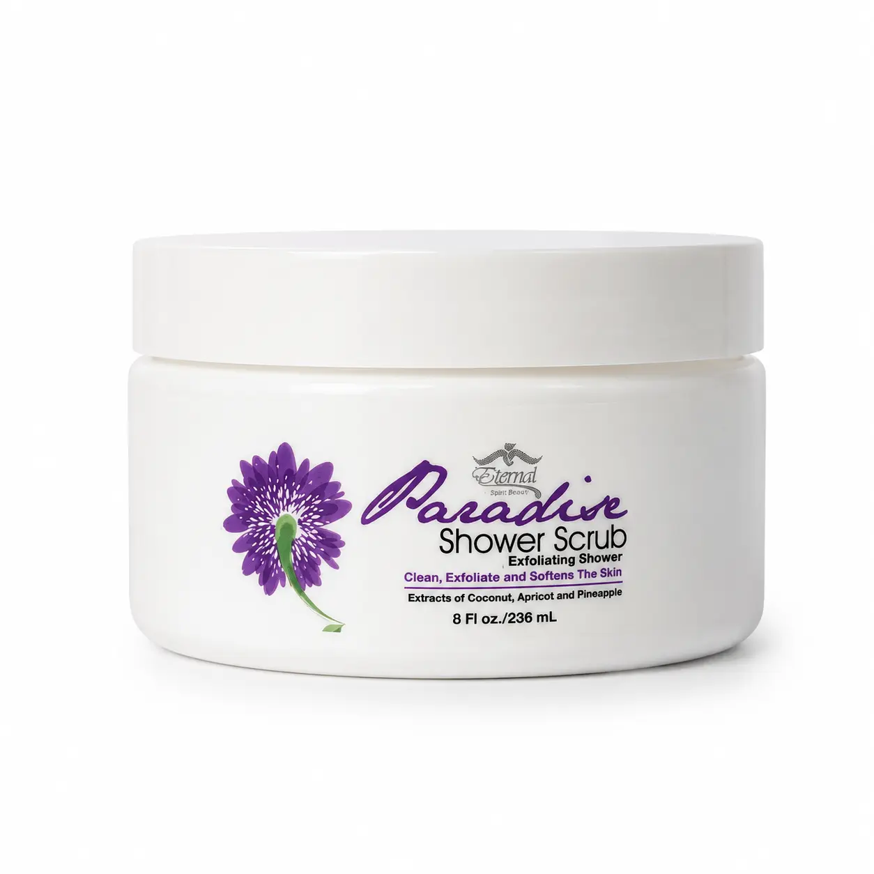 Paradise Shower Body Scrub | Exfoliating Body Scrub – 8 fl oz (236 mL)