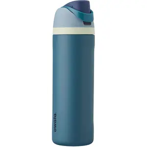 Owala FreeSip Insulated Stainless Steel Water Bottle with Straw, BPA-Free Sports Water Bottle, Great for Travel, 24 Oz, Denim