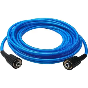 Washer Hose 25 FT 1/4 Inch, Kink Resistant Power Washing Extension Hose Compatible with M22 Fittings, Replacement For  Brand  Washers, 3000 PSI