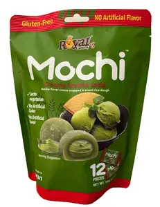 Royal Family Mochi – Matcha, Maple, Tiramasu or Strawberry (12 Piece p/pk.)