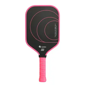 AIREO Titan Hawk Gen-3 L14 Hot Pink Pickleball Paddle Real Titanium T700 Carbon Fiber Ultra Spin Surface Full-Face Sweet Spot USAPA Approved for Advanced Pro Players