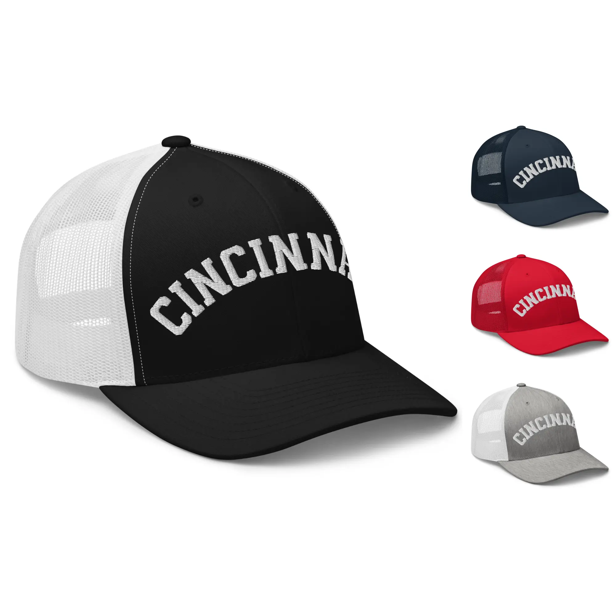 Classic Cincinnati Arch Vintage Retro Cincinnati Trucker Hat Cap