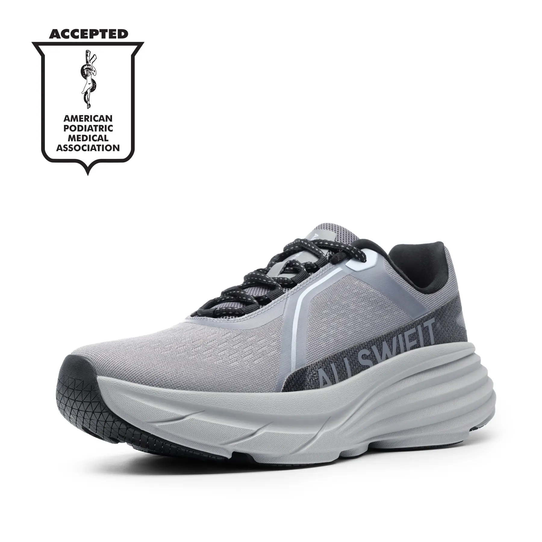 ALLSWIFIT Men's Running Shoes - Contoured Arch Support, EVA Midsole, Max Support & Stability, Lightweight Breathable Non-Slip Cushioned Sneakers for Running, Walking, Gym Workouts, Max Support And Stability