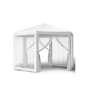 13' X 13' Instant Pop-Up Canopy – Mesh Sidewalls For Backyard Parties & Gatherings