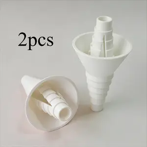 2pcs  Liquid Transfer Funnel, Household Multi-Functional Separating Funnel, Essential Kitchen Tool, Easy-To-Use Design