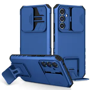 Shockproof Phone Case with Stand, Phone Protective Cover, Phone Accessory Compatible with Samsung Galaxy A16 A15 A14 A13 A33 A34 A35 A53 A54 A55 4G/5G, Casing