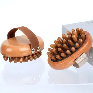 Meridian Massage Brush,Gua Sha Tool,Body Massage Brush,Wood Therapy Massage Tools, Meridian Brush for Belly,Body Sculpting Tools,Guasha Brush, Wooden Massage Tools, Body Care, Lymphatic Drainage Tool