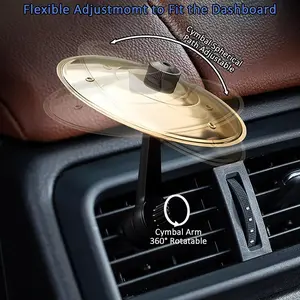 Car Drum Kit Cymbal Set, Handheld Percussion Instrument for Car Air Vent Decoration, Portable Musical Accessory for Vehicle Interior Decor, Car Ornament