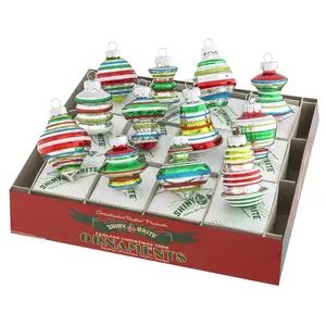 Holiday Splendor 12 Count 1.75" Decorated Shapes