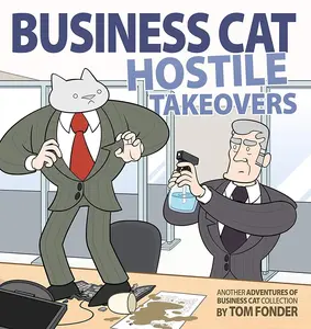 Business Cat: Hostile Takeovers English Comic Book - For Office Workers, Featuring Shocking Fall-and-Rise Arc, Temp Jobs, Thrilling Conclusion