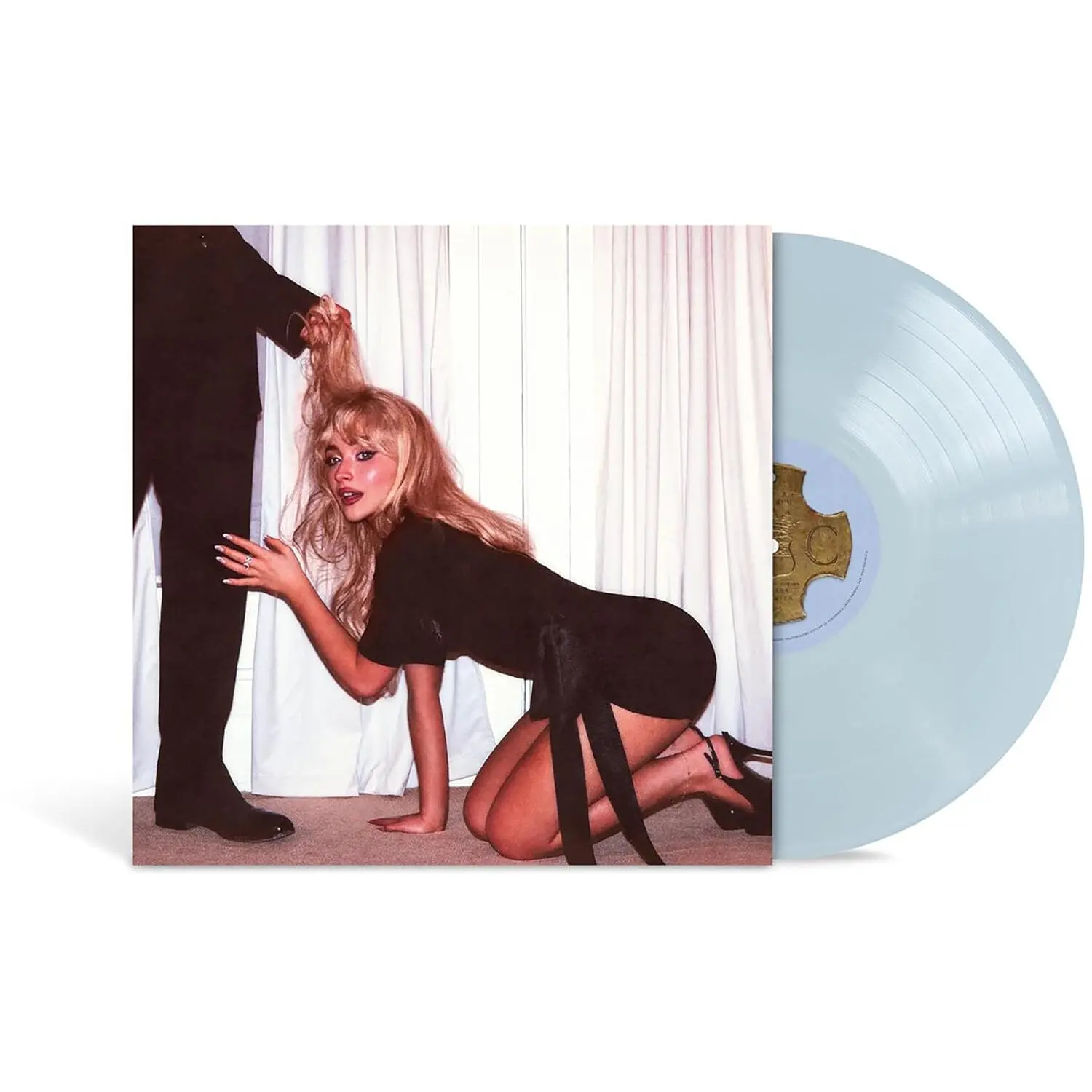 Sabrina Carpenter - Man's Best Friend Explicit Track Vinyl LP - Blue Colored, Island Themed, Full Album Play, Physical for Shelf Display