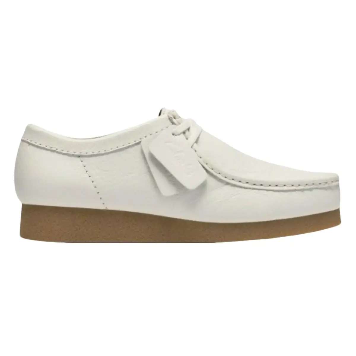 Clarks Wallabee Evo White Leather Men's Fashion Shoes New