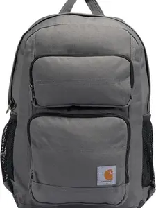 Carhartt Legacy Standard Work Backpack with Padded Laptop Sleeve and Tablet Storage, Grey