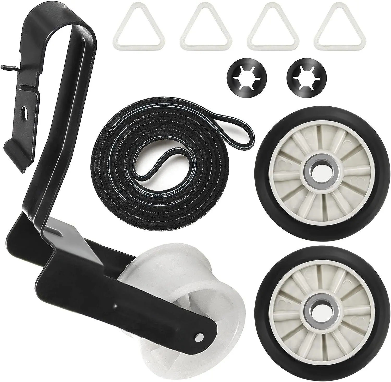 Replacement Dryer Belt Pulley Kit, Compatible with Part Numbers 4392065, AP3131942, PS373087, 341241, 349241T, 691366 for Household Appliance Parts & Accessories