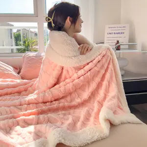 GentleSoft Cozy Blanket-Patio Furniture Decor,Classic Pattern, Ideal for Bed,Couch, Travel,Camping, All Seasons,Home Bedroom Decor