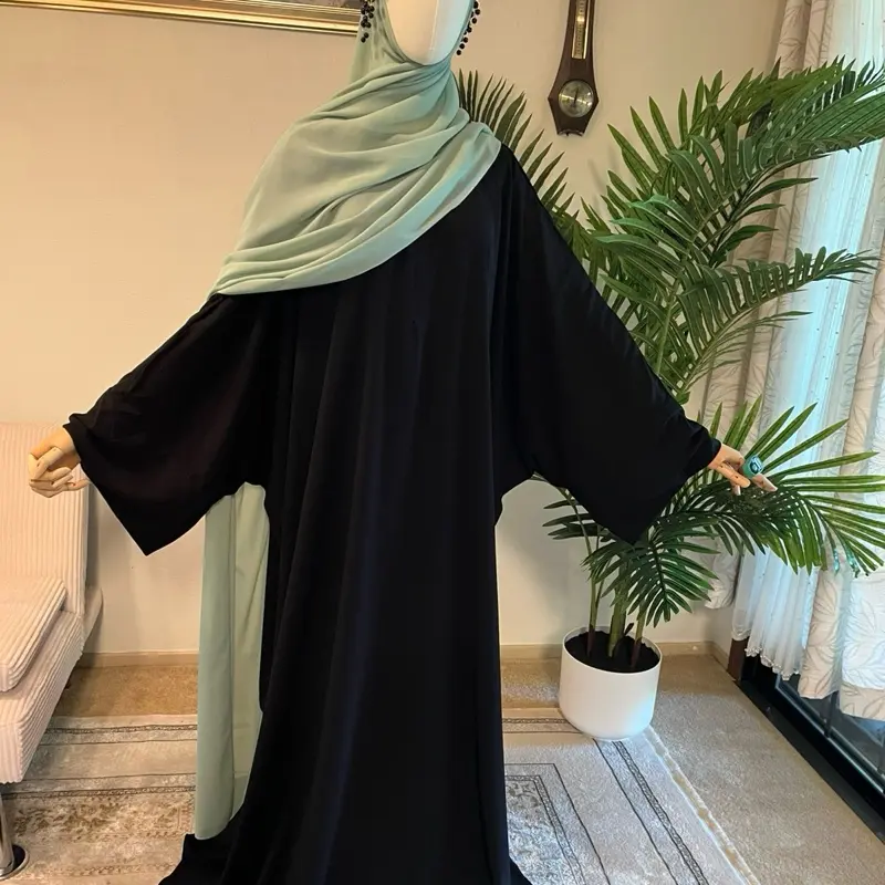Wide butterfly abaya