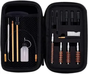 Universal Pew Cleaning kit .22,.357,.38,9mm,.45 Caliber Pew Cleaning Kit Bronze Bore Brush and Brass Jag Adapter