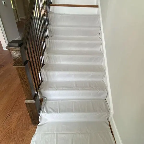 Grippy Gecko Non-Skid Canvas Drop Cloth | 3.5' x 12' | Furniture Flipping & DIY Painting